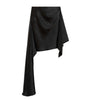 Black Satin Sami Skirt
