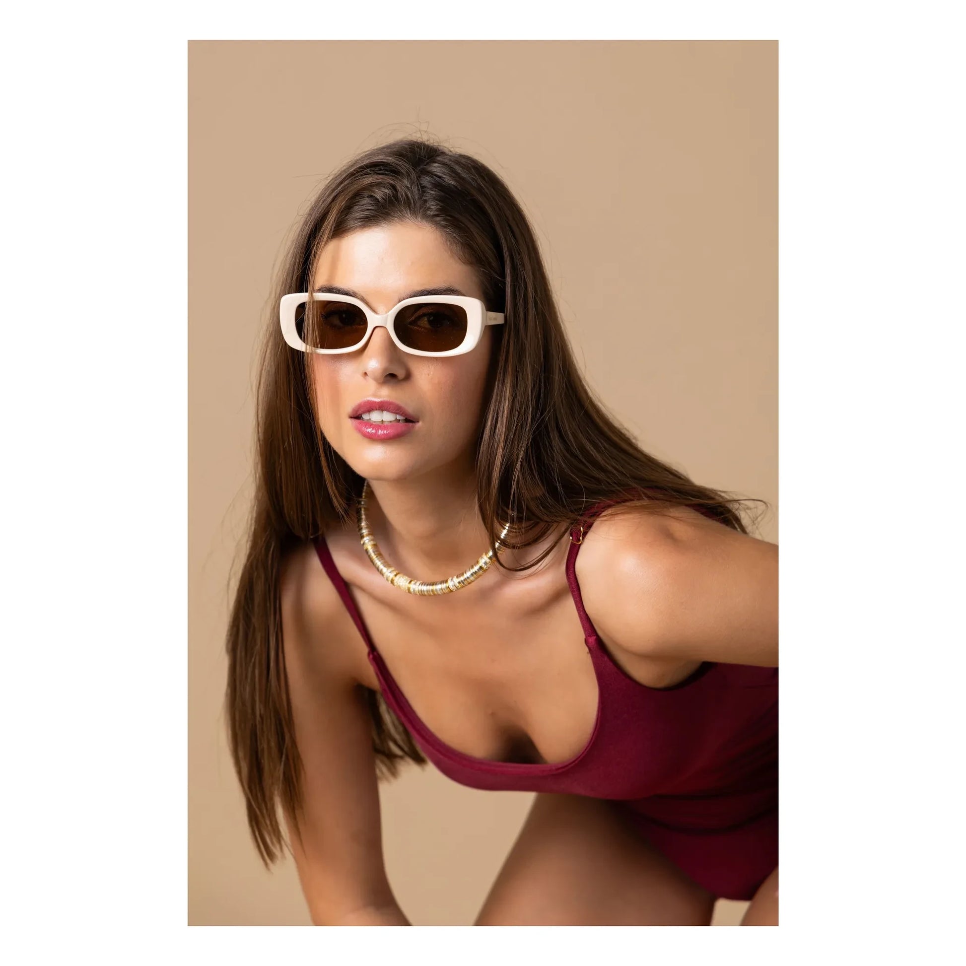 Alma Deia - Vera 1-piece swimsuit | Burgundy