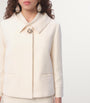 Valentino Ivory Wool-Silk Coat