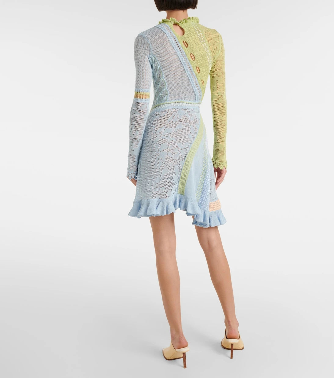 Roberta Einer - Ali open-knit cotton minidress