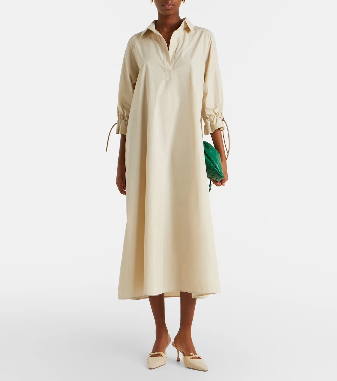 Manolo Blahnik - Tapidpla leather and suede mules