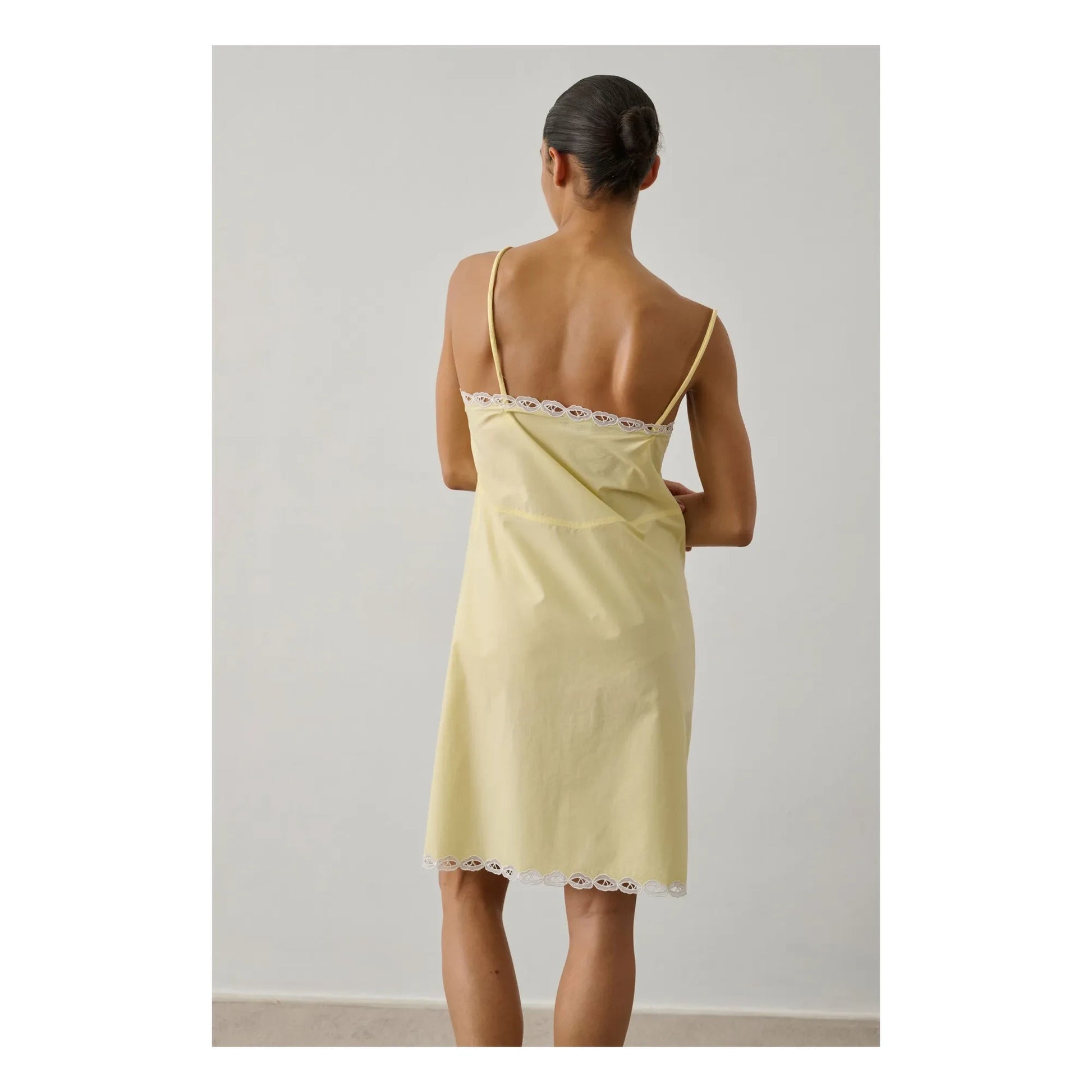 Soeur - Hillary Cotton Dress | Pale yellow