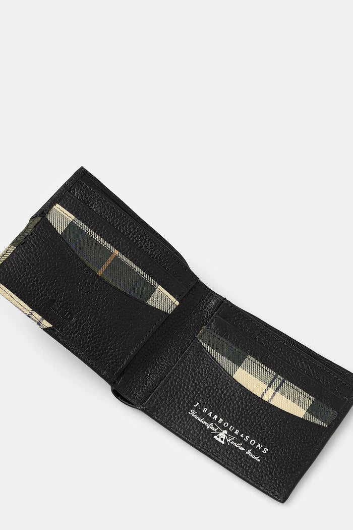Barbour портфейл RFID мъжки от кожа Tarbert