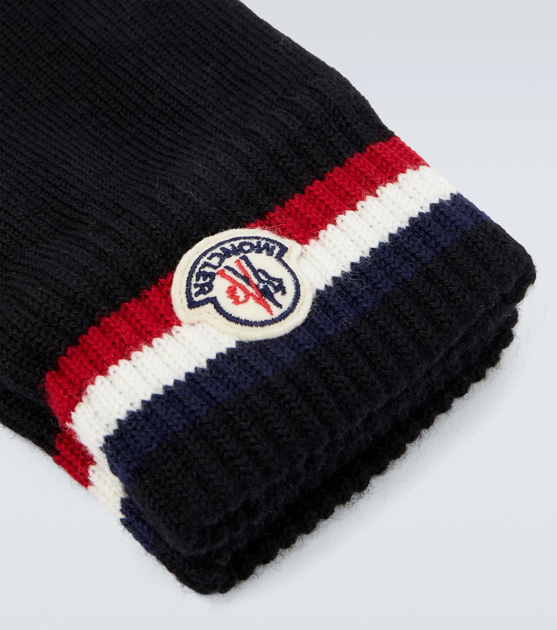 Moncler - Logo virgin wool gloves