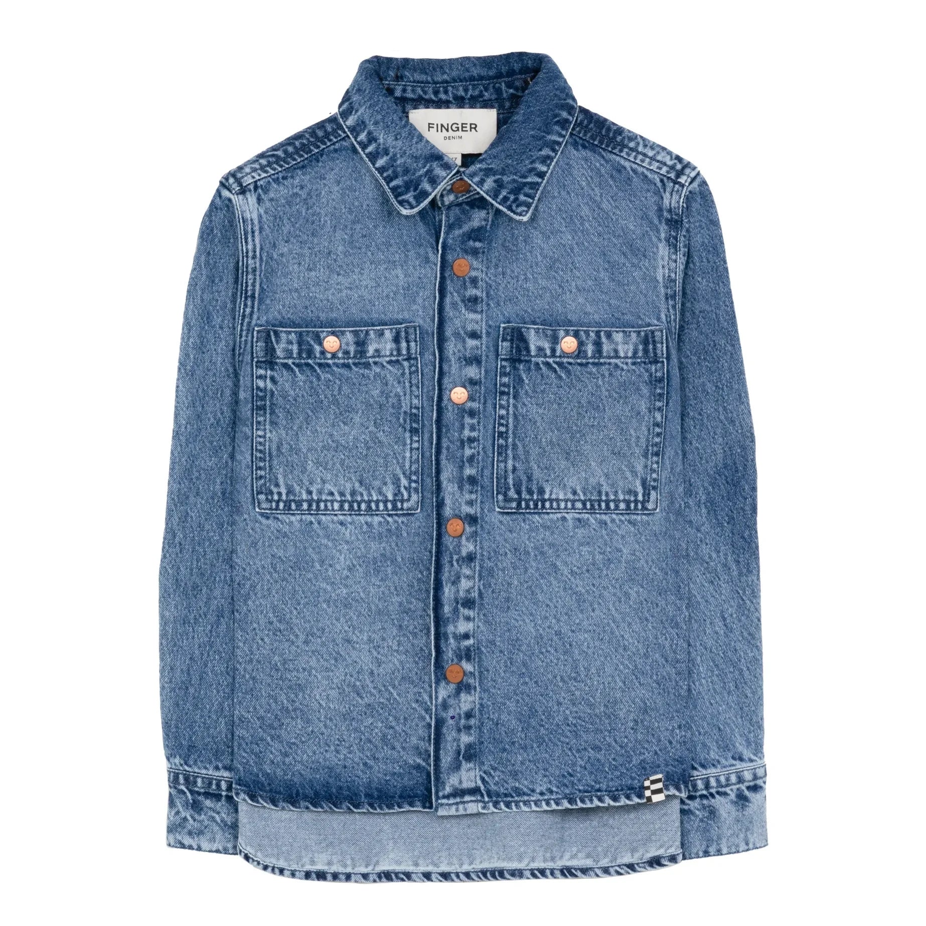 Finger in the nose - Enara shirt | Blue