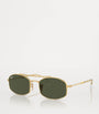 Ray-Ban Gold Metal RB3719 Sunglasses