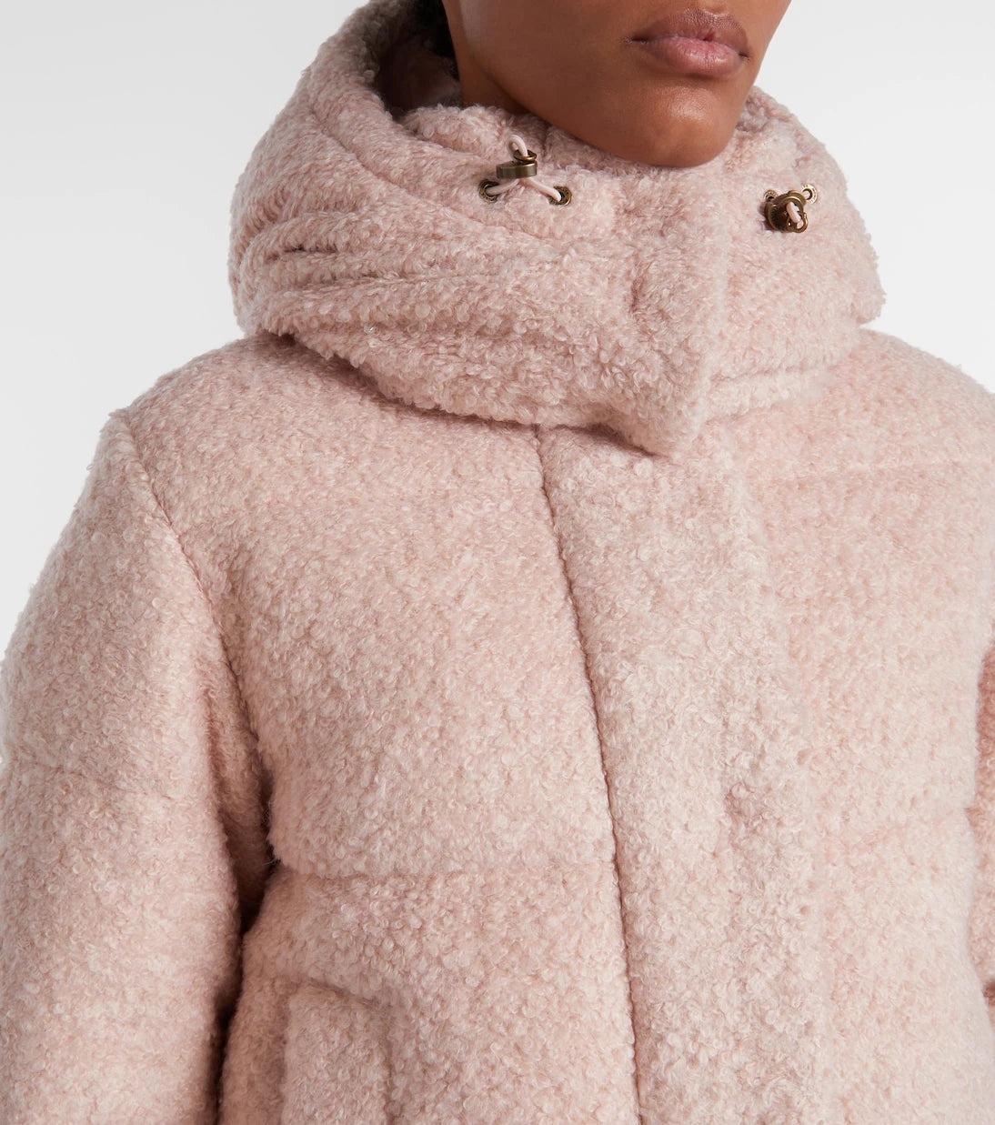Moncler - Virieu hooded bouclé down jacket