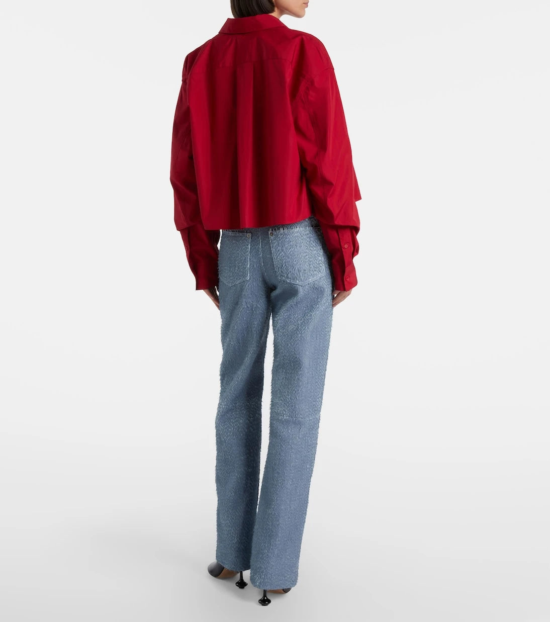 Loewe - Trompe l'œil leather straight pants