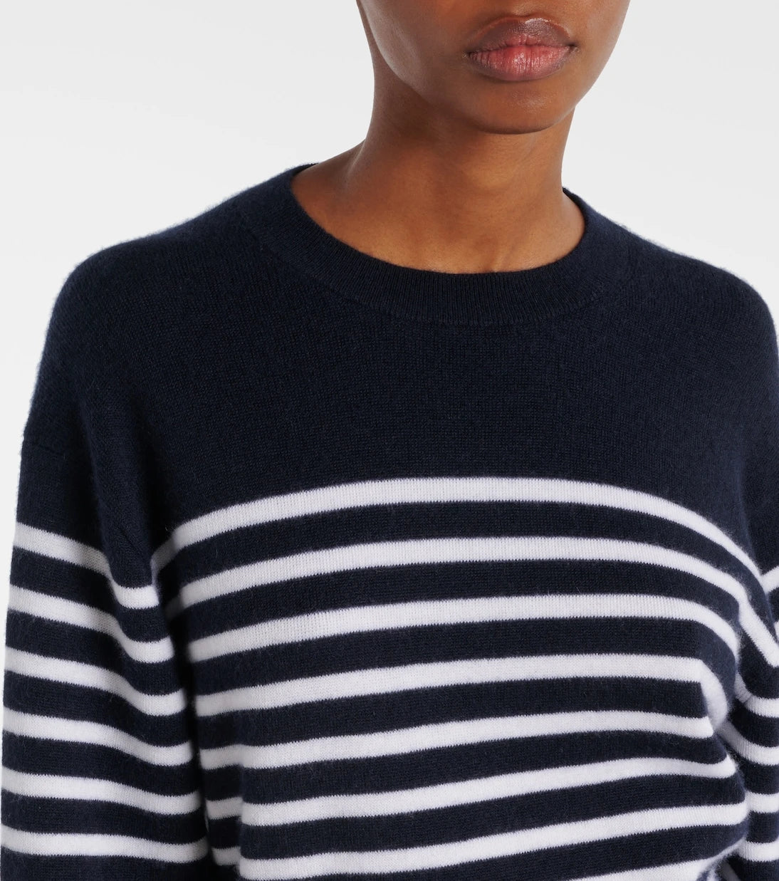Khaite - Viola striped cashmere-blend sweater