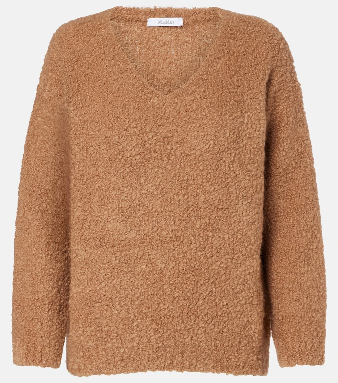Max Mara - Pantera camel hair and silk sweater