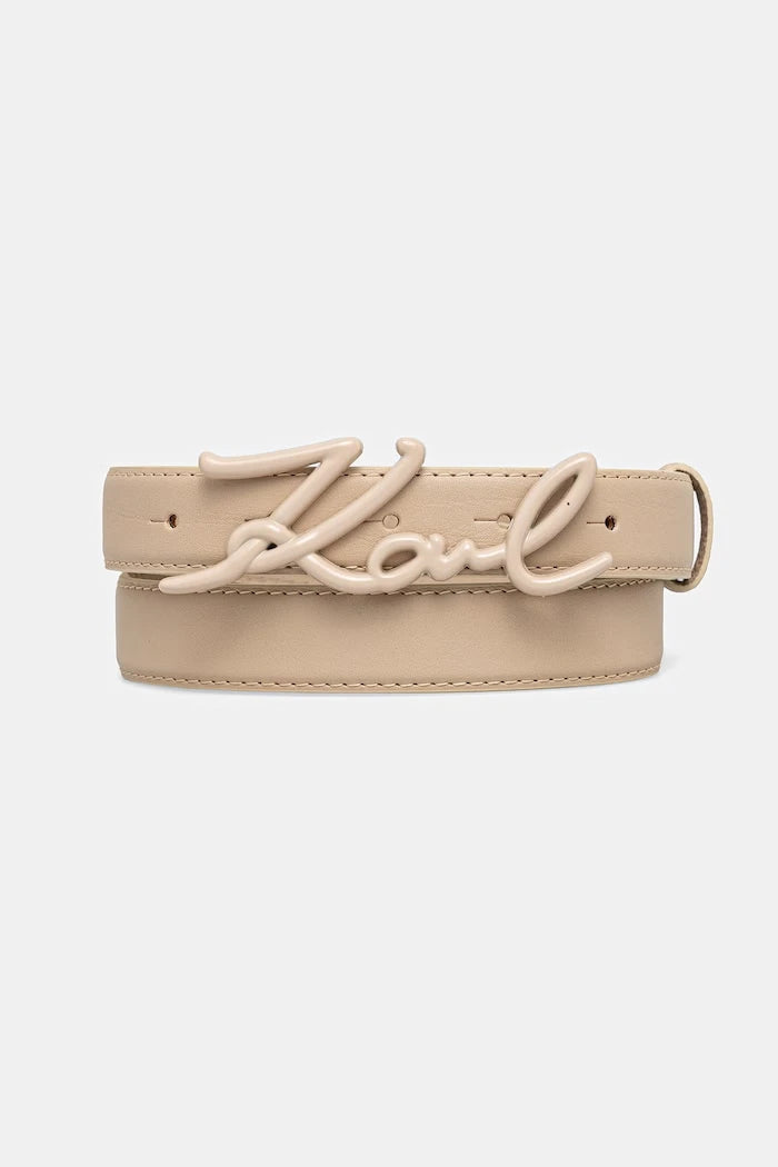 Karl Lagerfeld колан дамски от кожа K/SIGNATURE