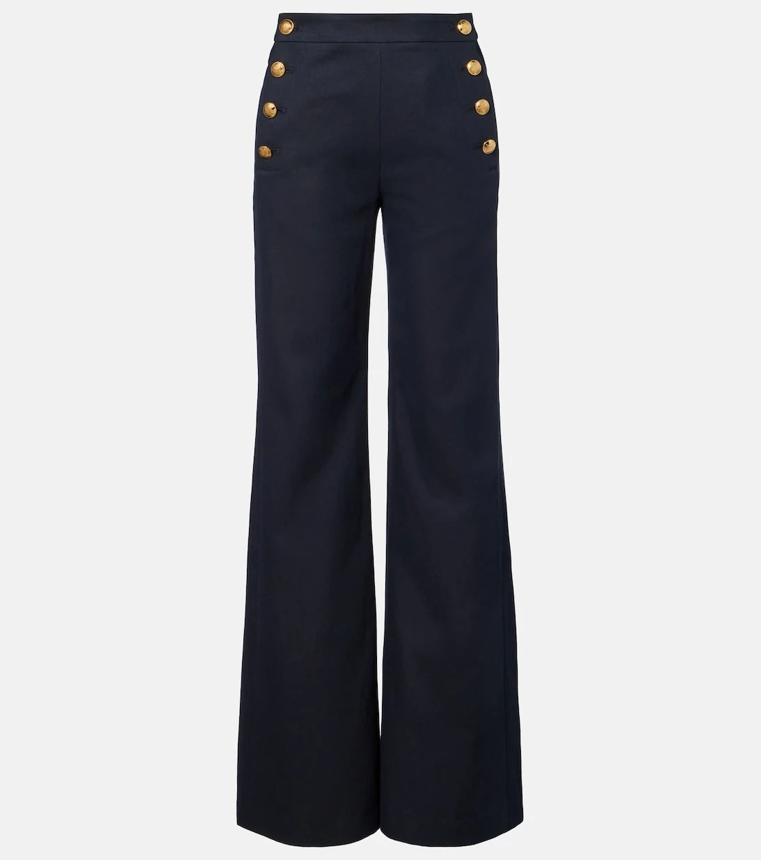 Nili Lotan - Reed cotton and linen flared pants