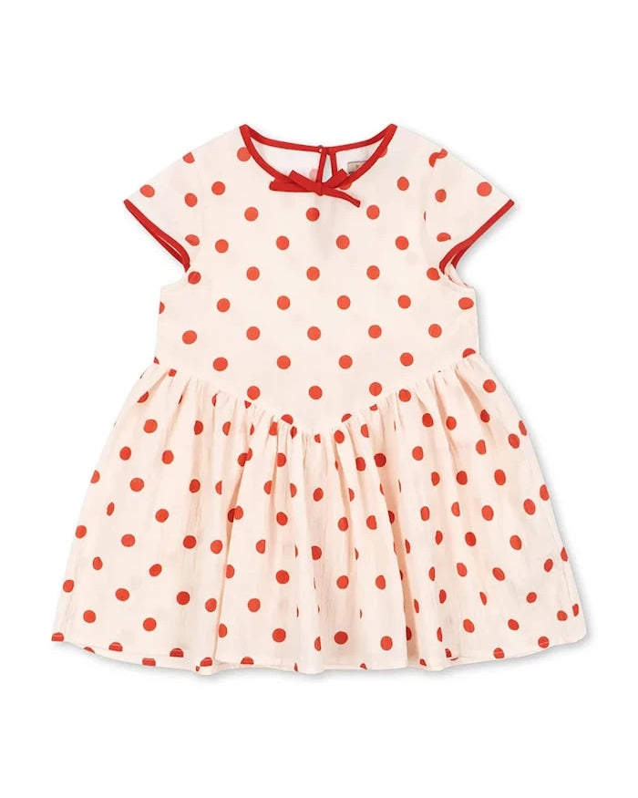 Konges Sløjd VIVO DRESS GOTS Çocuk Pamuk Elbise