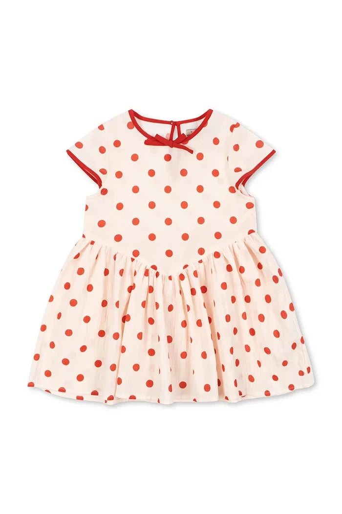Konges Sløjd VIVO DRESS GOTS Çocuk Pamuk Elbise