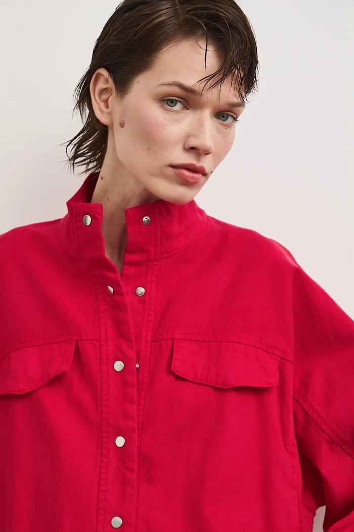 Medicine lyocell kadın oversized ceket