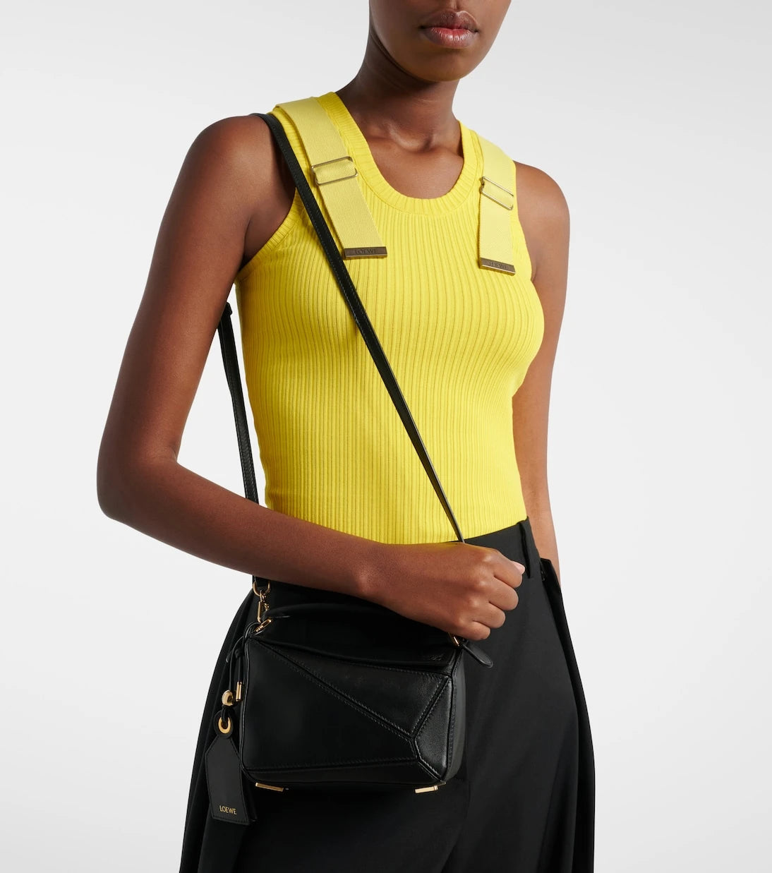 Loewe - Featherlight Puzzle Mini top-handle bag