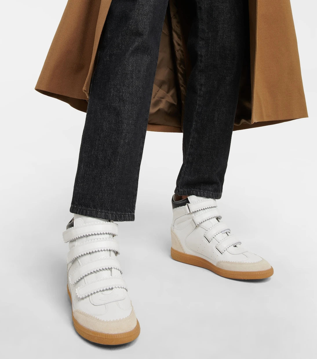 Isabel Marant - Bilsy leather sneakers