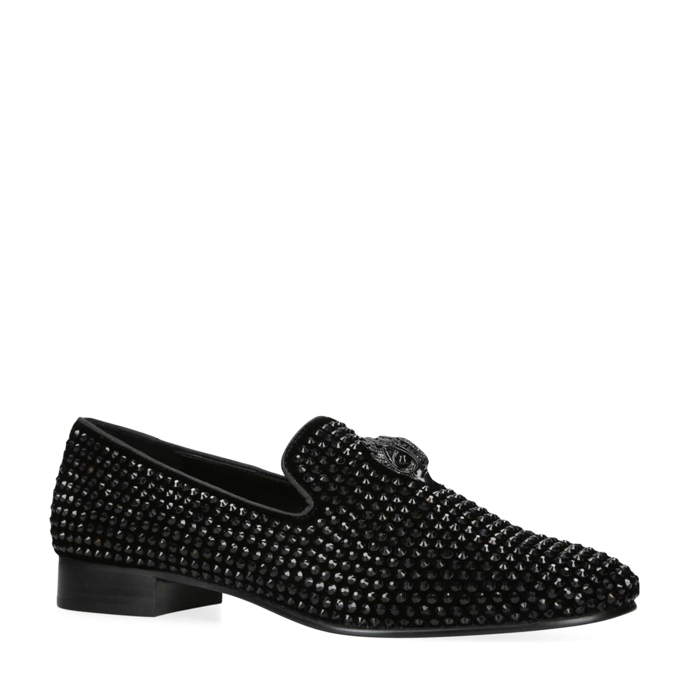 Embellished Ace Stud Loafers