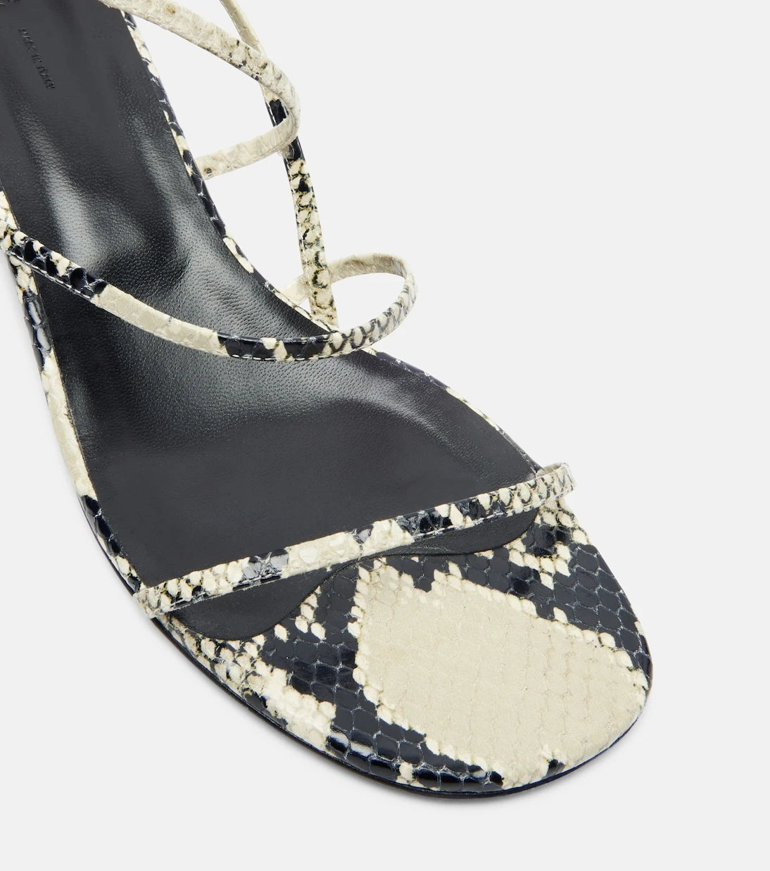 Khaite - Loop 35 snake-effect leather sandals