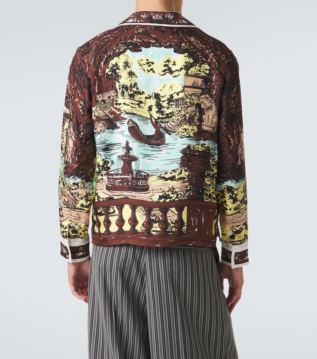 Versace - Printed silk shirt