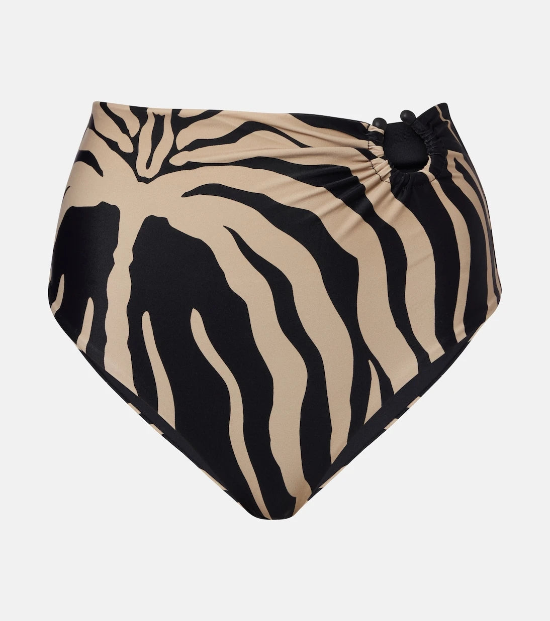 Johanna Ortiz - Printed ring-detail bikini bottoms