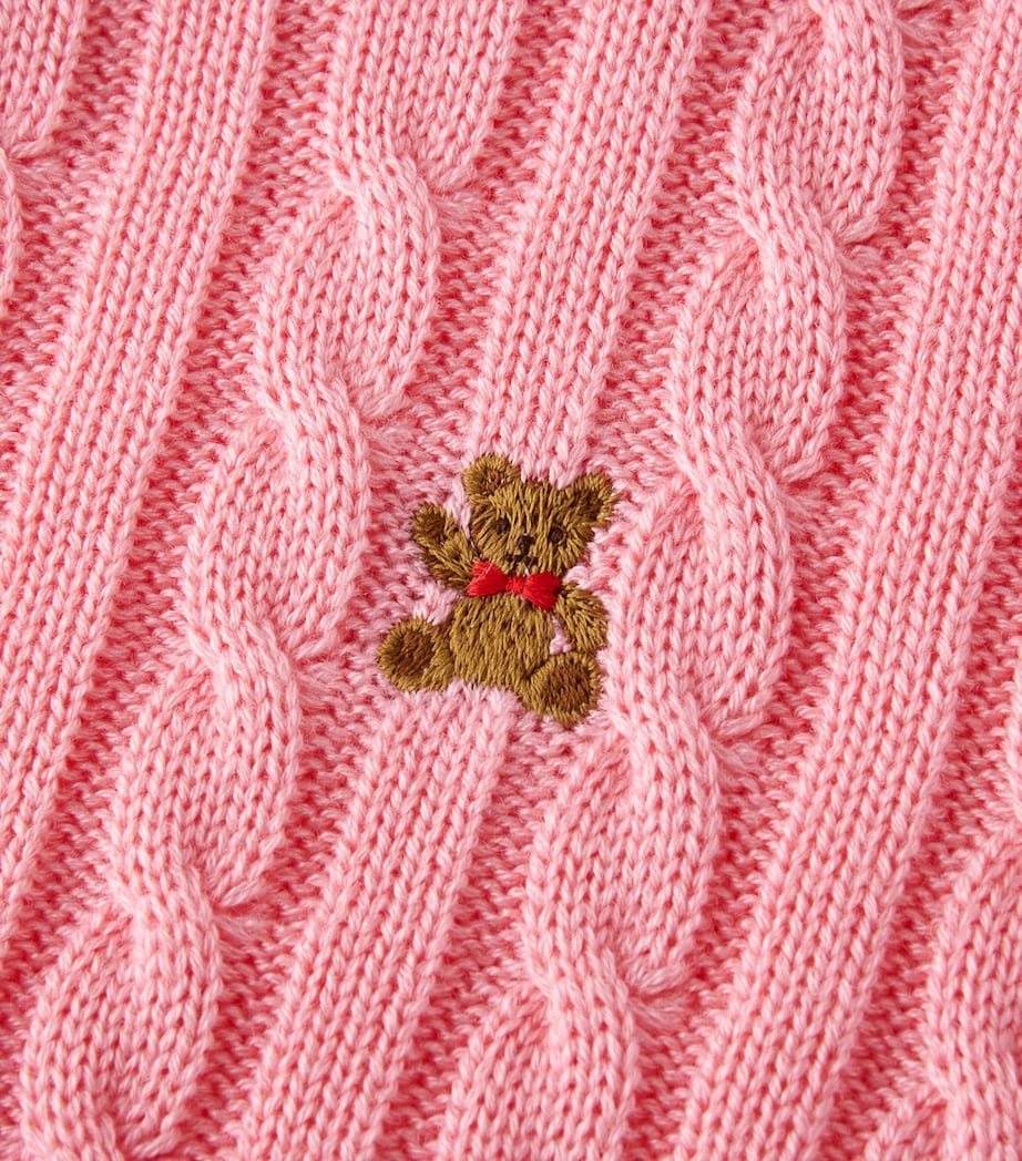 Bear Cable-Knit Sweater (2-7 Years)