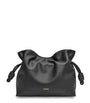 Black Leather Flamenco Purse