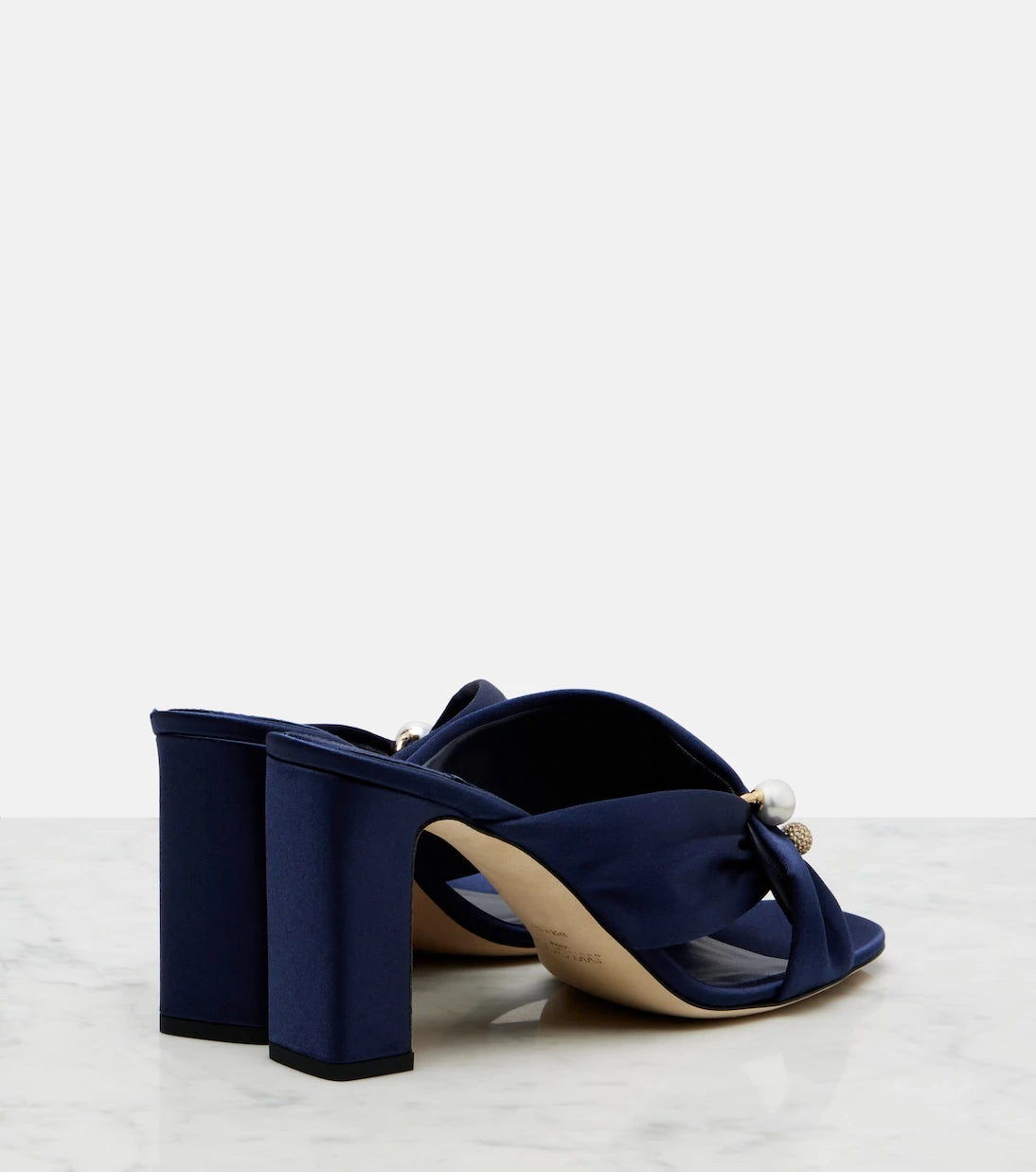 Jimmy Choo - Rafi embellished satin mules