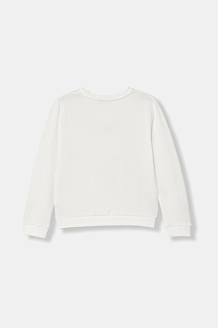 United Colors of Benetton çocuk pamuklu sweatshirt