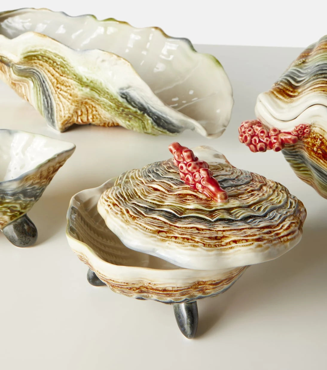 Bordallo Pinheiro - Oyster earthenware tureen