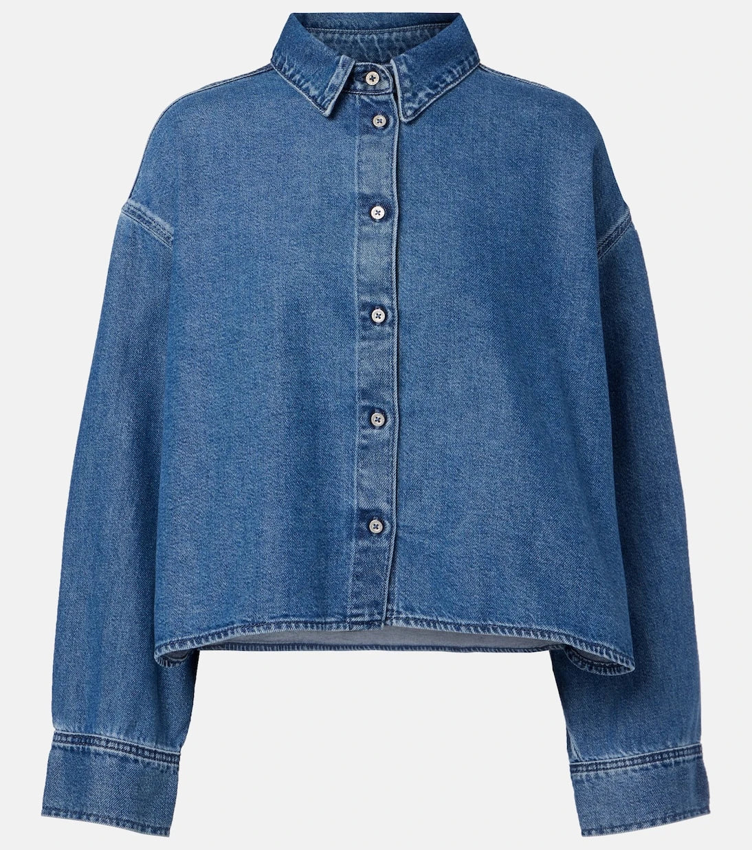 7 For All Mankind - Nina cropped denim shirt