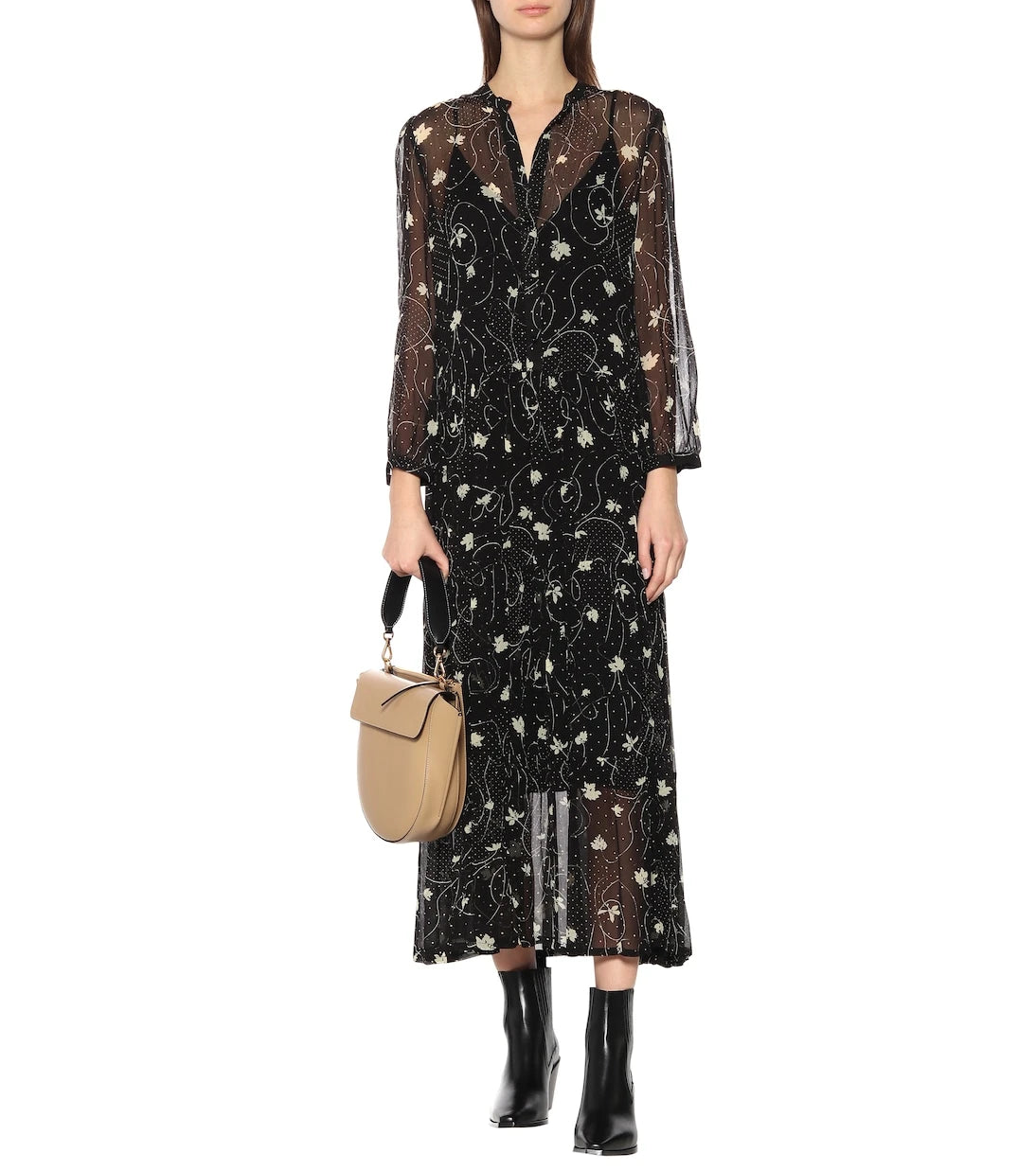 Baum und Pferdgarten - Aia floral midi dress