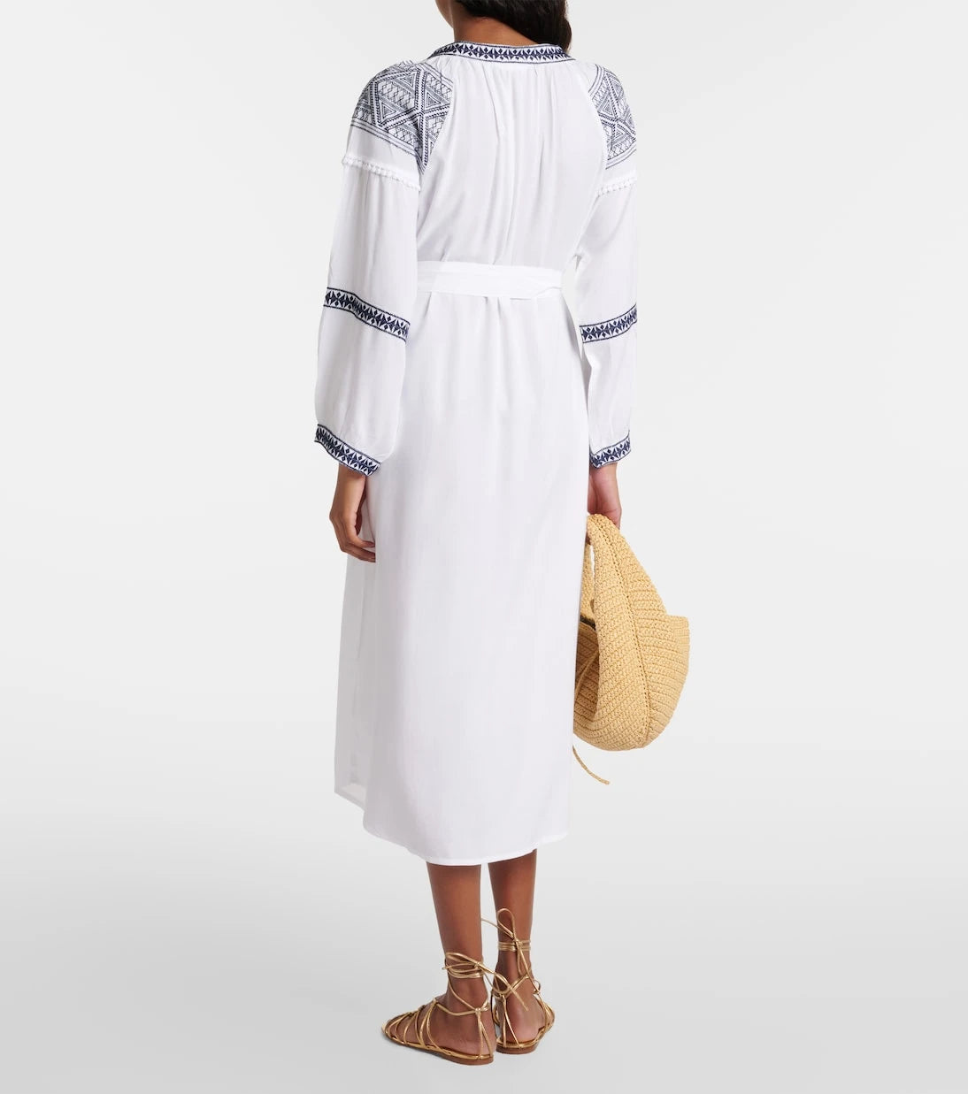 Melissa Odabash - Ally embroidered midi dress