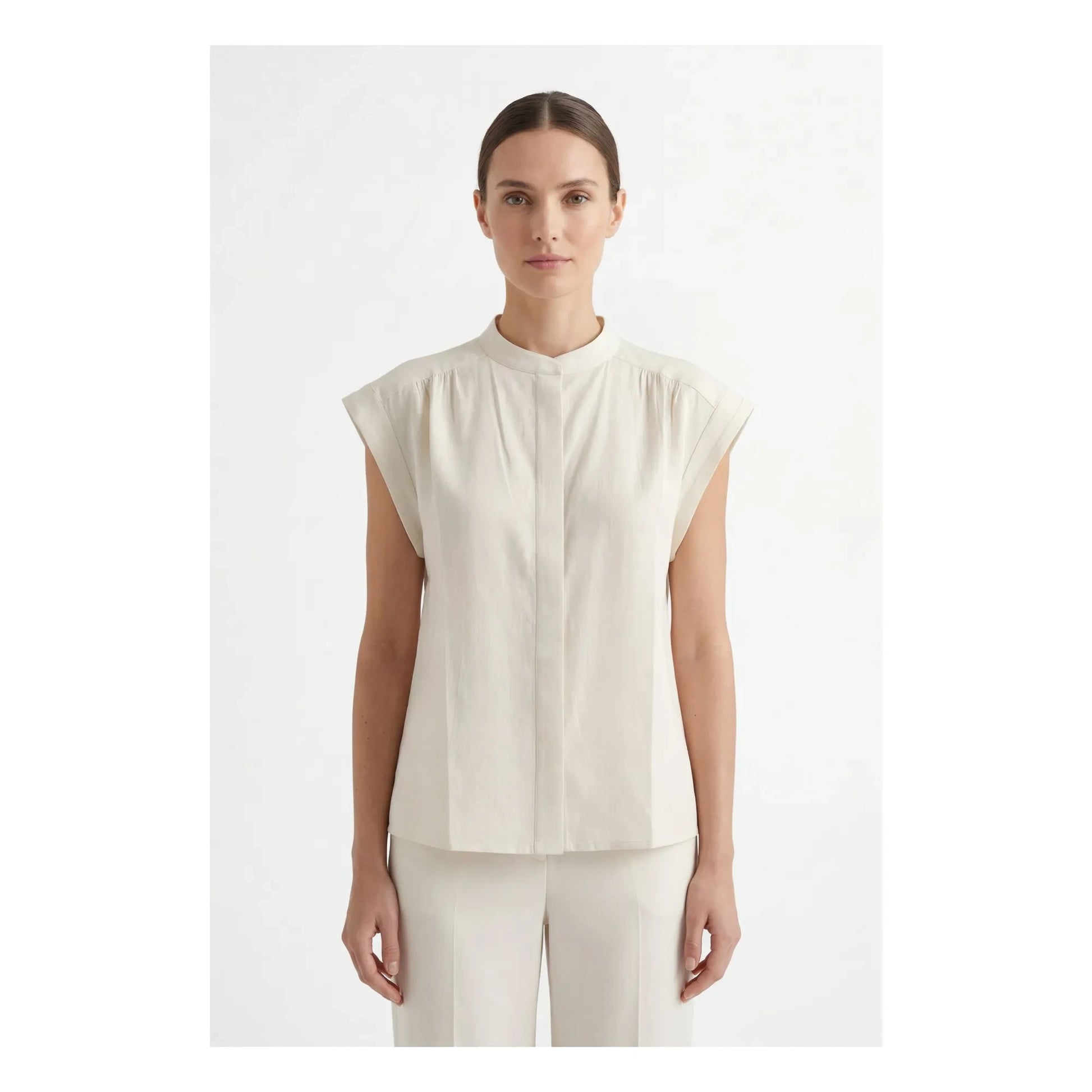 Hod - Amandine Cotton blouse | Cream