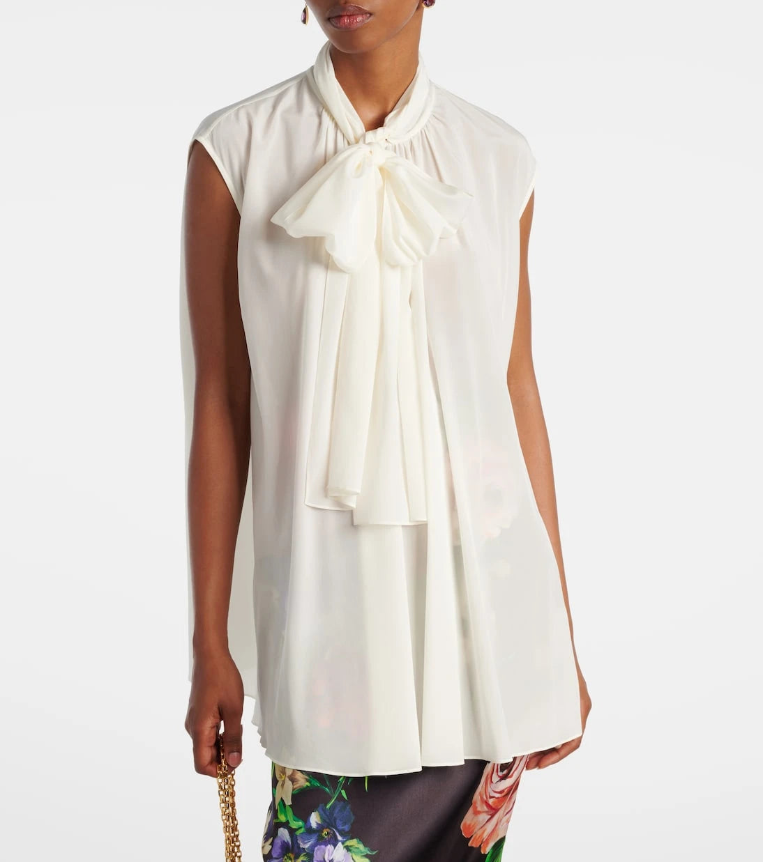 Dolce&Gabbana - Silk-blend top