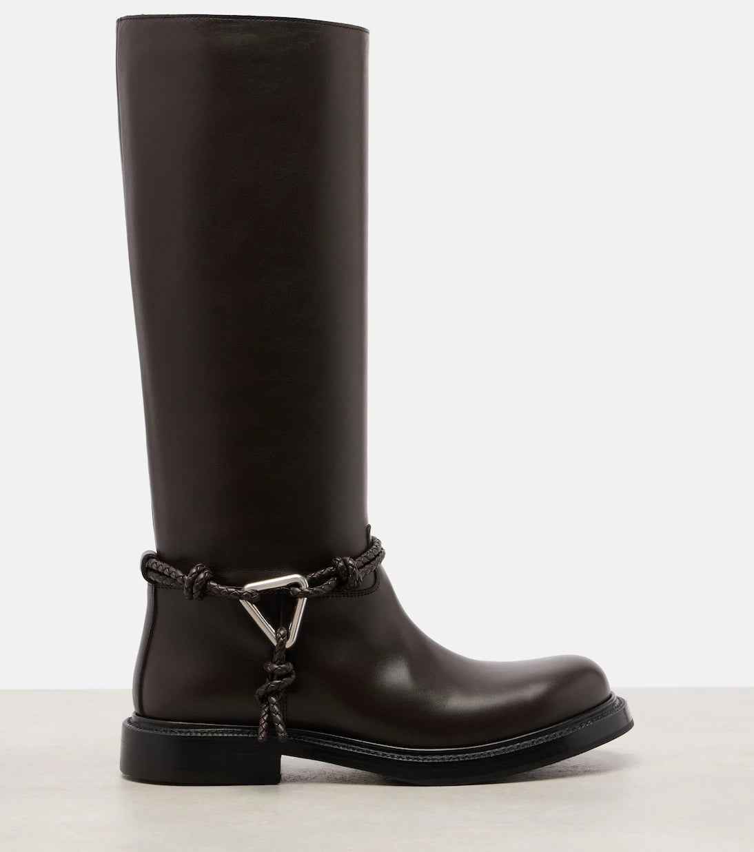 Bottega Veneta - James leather knee-high boots