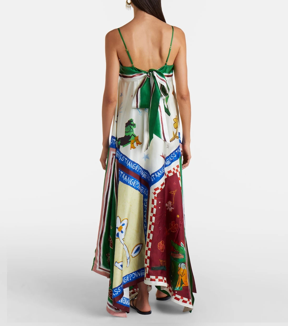 Alémais - x MLAK Tangible Love printed silk midi dress