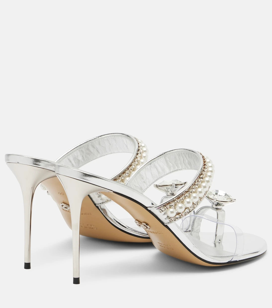 Mach & Mach - Diamond Of Elizabeth 95 leather mules