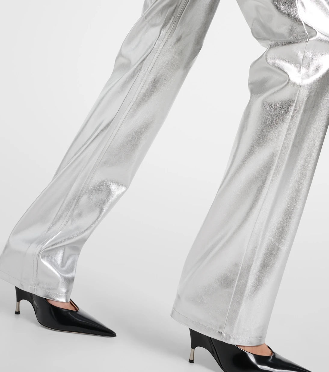 Staud - Chisel faux leather straight-leg pants