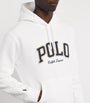 Polo Ralph Lauren White Cotton-Blend Varsity Hoodie