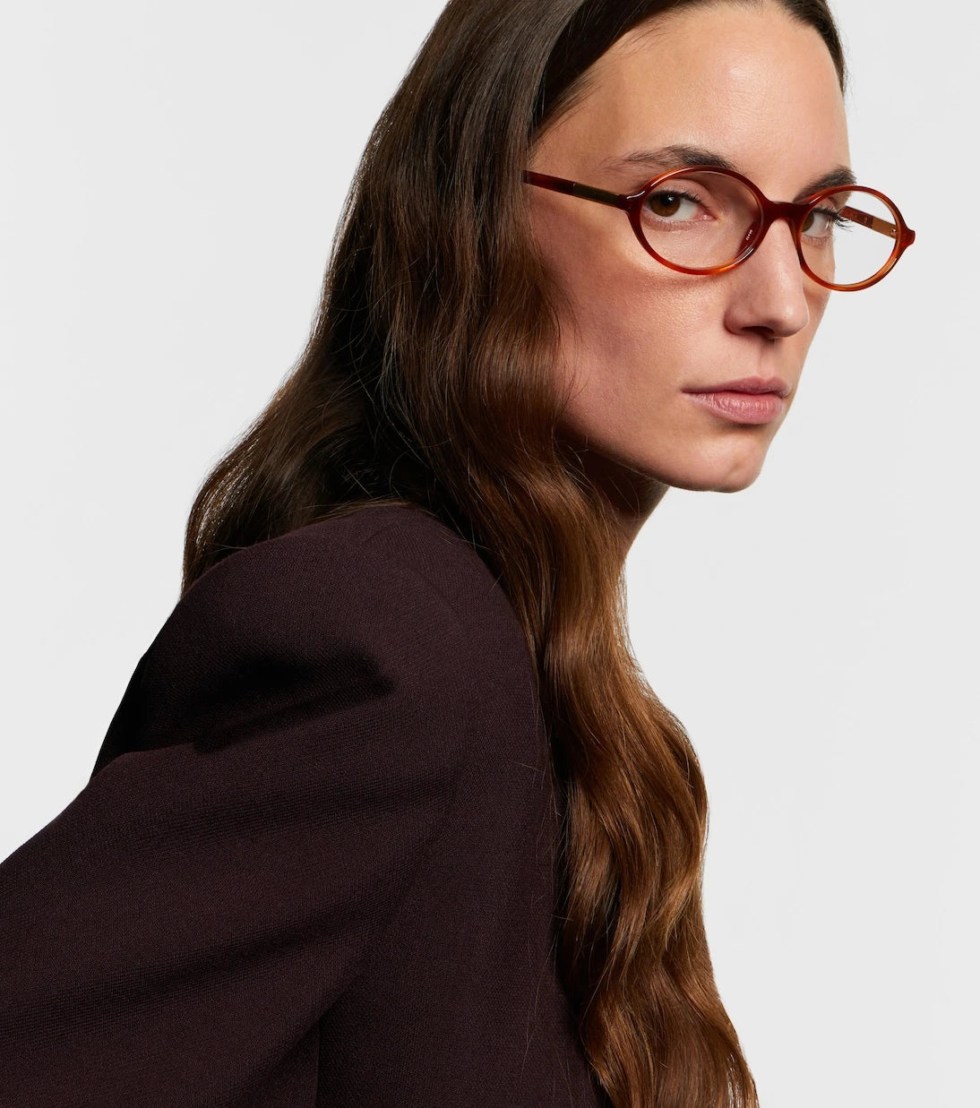 Chloé - Judy logo oval glasses