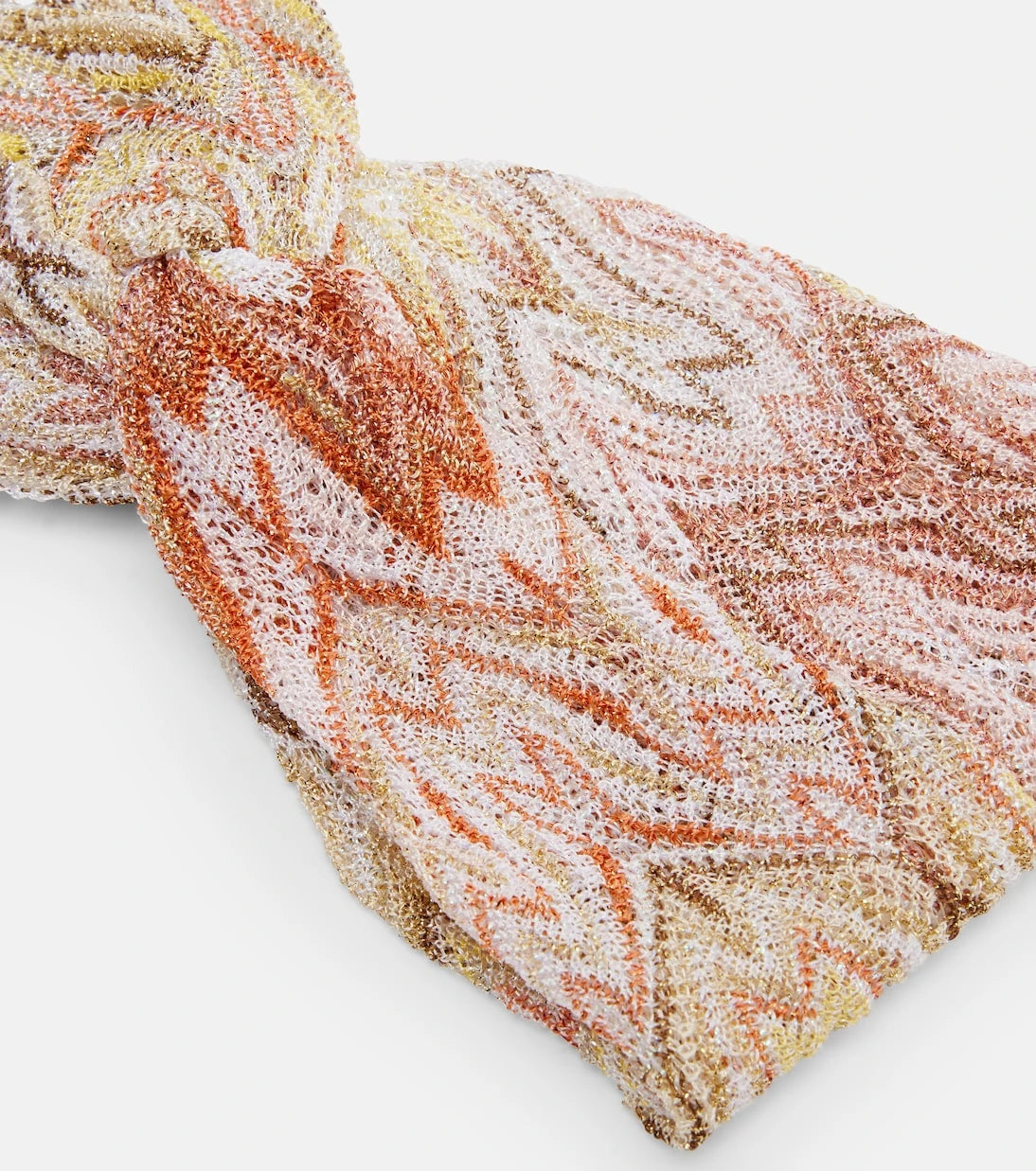 Missoni - طوق رأس لاميه بنقشة متعرجة