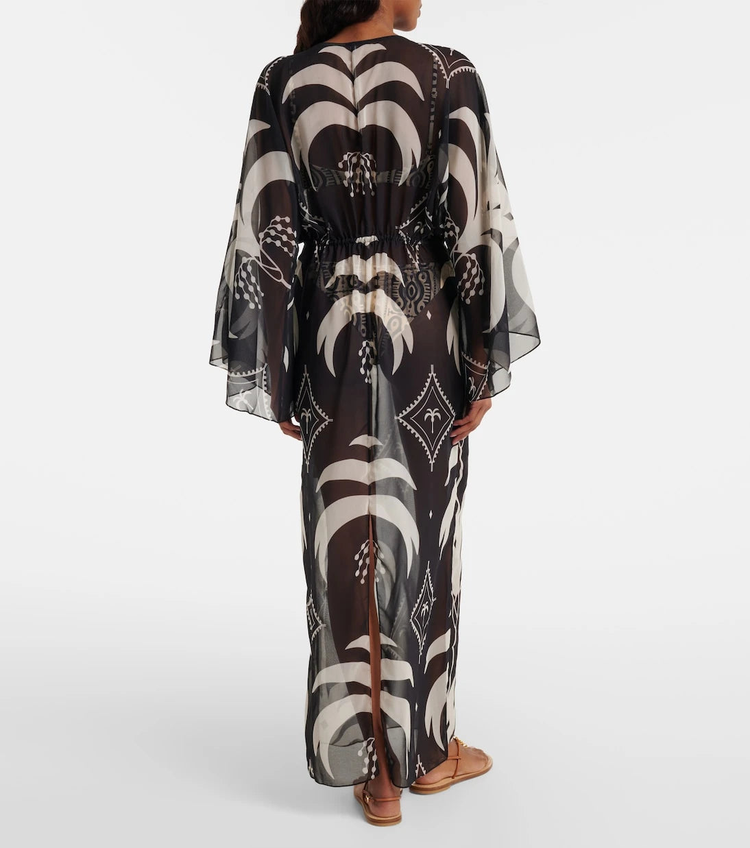 Johanna Ortiz - Printed sheer beach cover-up