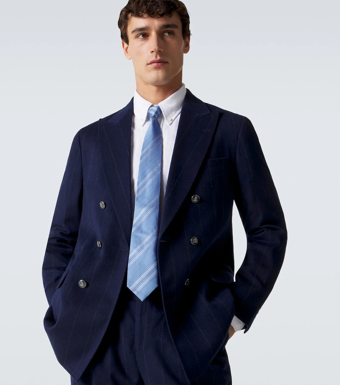 Brunello Cucinelli - Striped silk tie