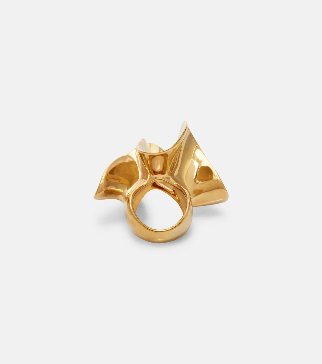 Bottega Veneta - Anemone gold-plated sterling silver ring
