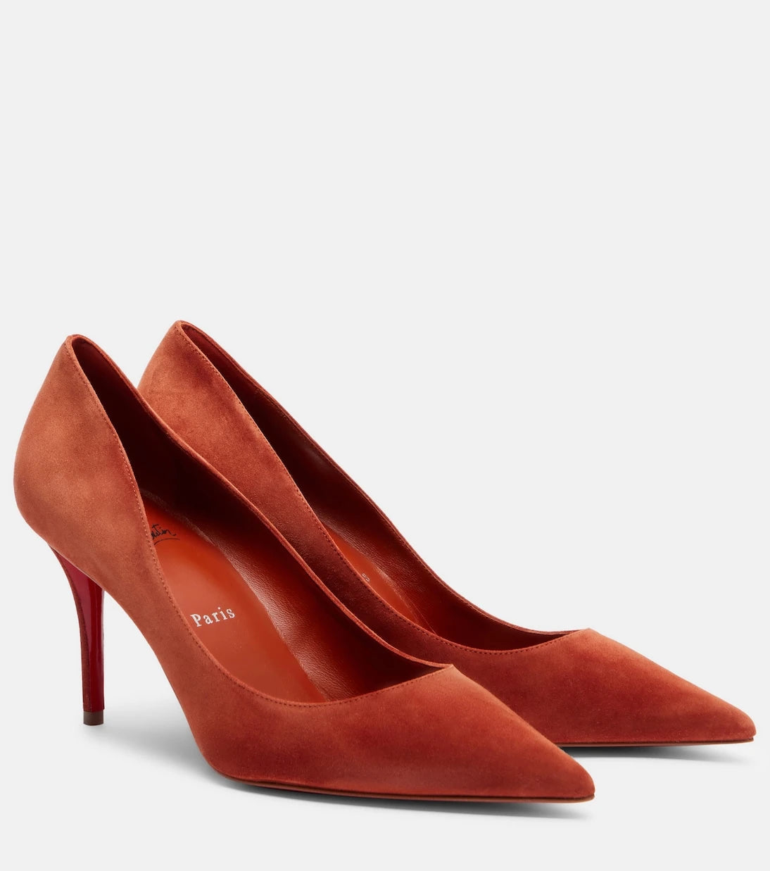 Christian Louboutin - حذاء ميس زد 80 من جلد الشمواه بكعب عالٍ