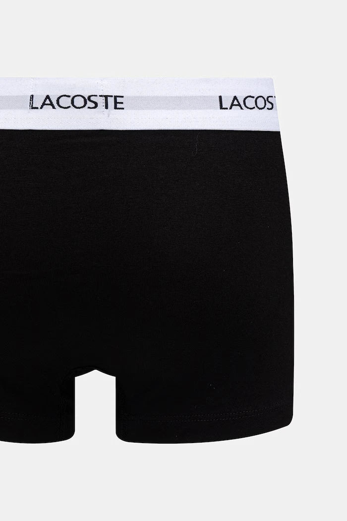 Lacoste erkek pamuklu elastan dar kesim boxer 3'lü