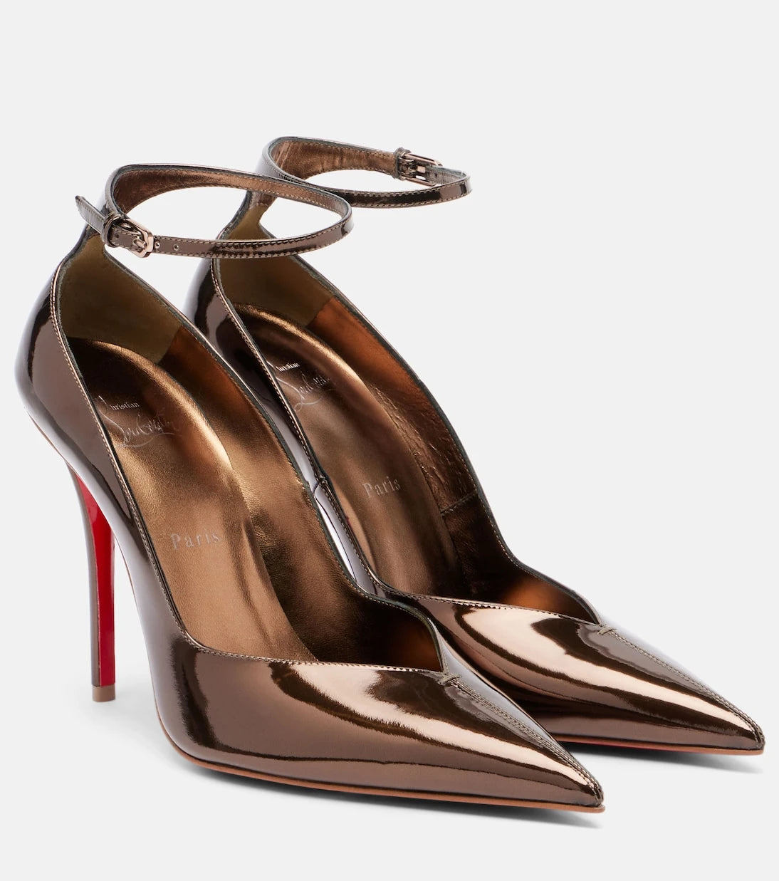 Christian Louboutin - Erozee 100 patent leather pumps