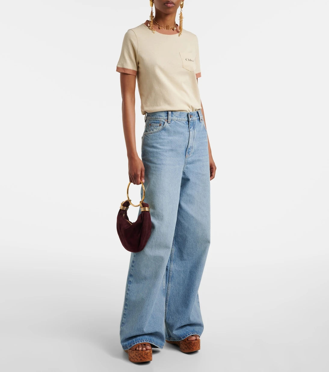 Chloé - Maxime leather wedges