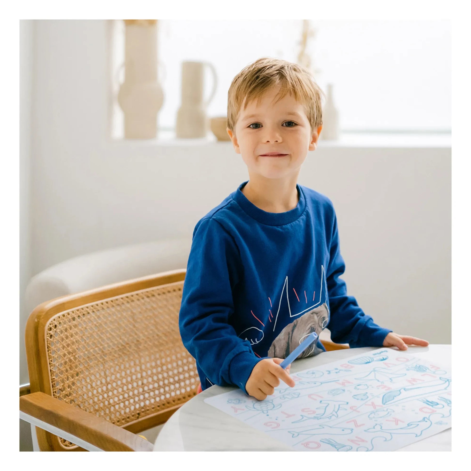 Superpetit - Alphabet coloring placemat